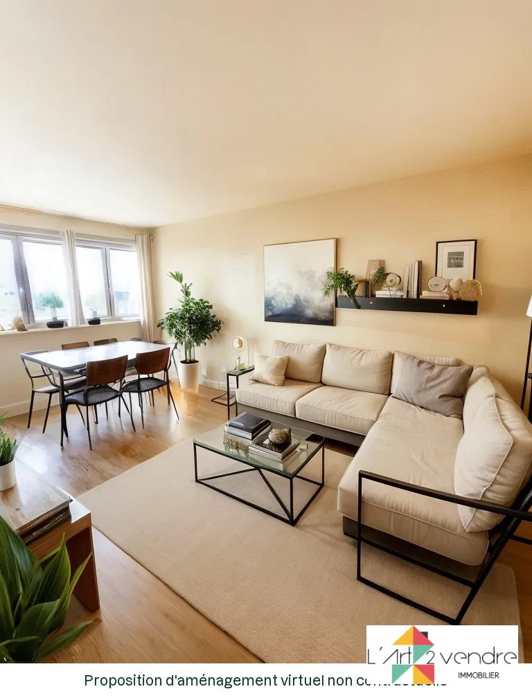 Appartement 4 pièces de 82 m² avec balcon et cave à Brunoy 