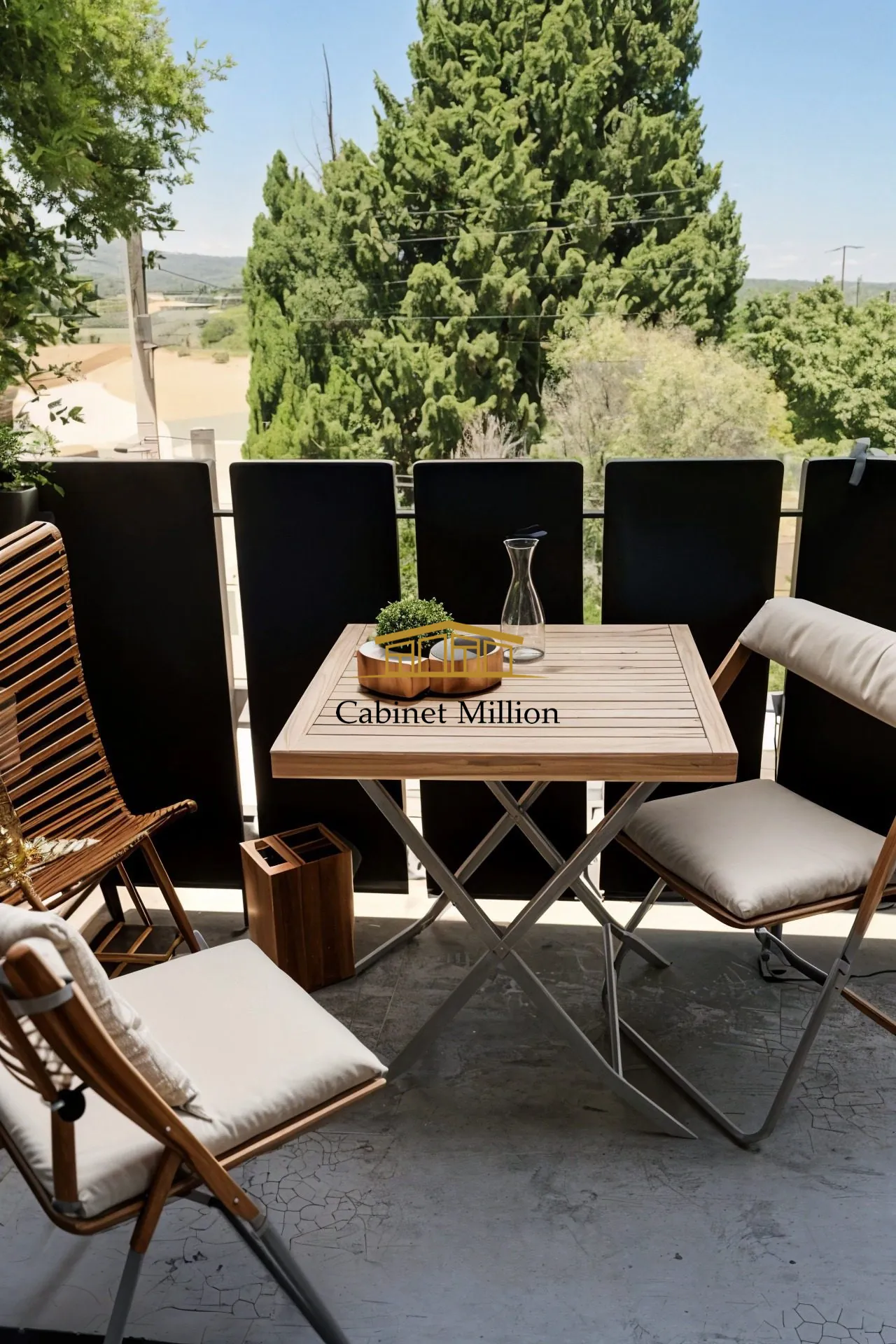 Appartement T2 Meublé avec Vue Panoramique à Vic-la-Gardiole 