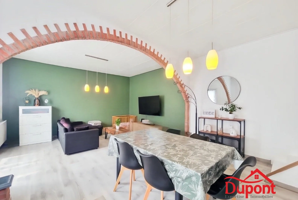 Maison mitoyenne 2 chambres avec terrasse à Bertry - Immobilier résidentiel 