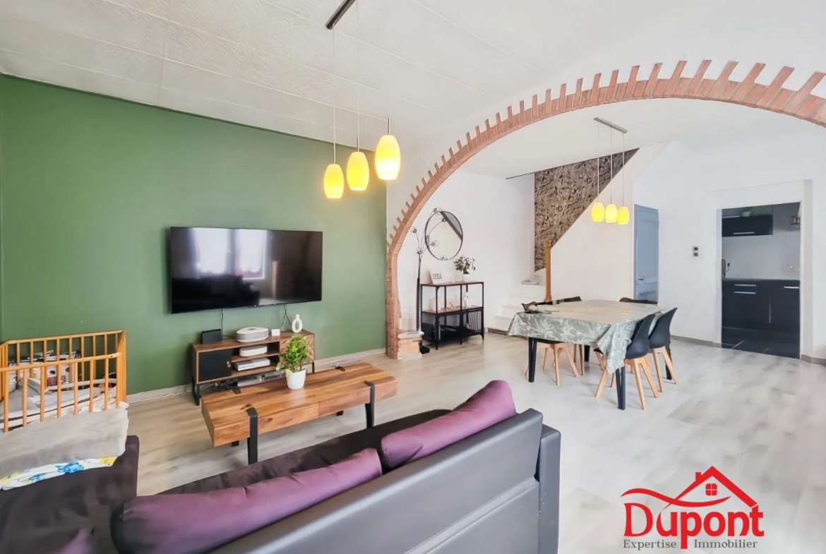 Maison mitoyenne 2 chambres avec terrasse à Bertry - Immobilier résidentiel 