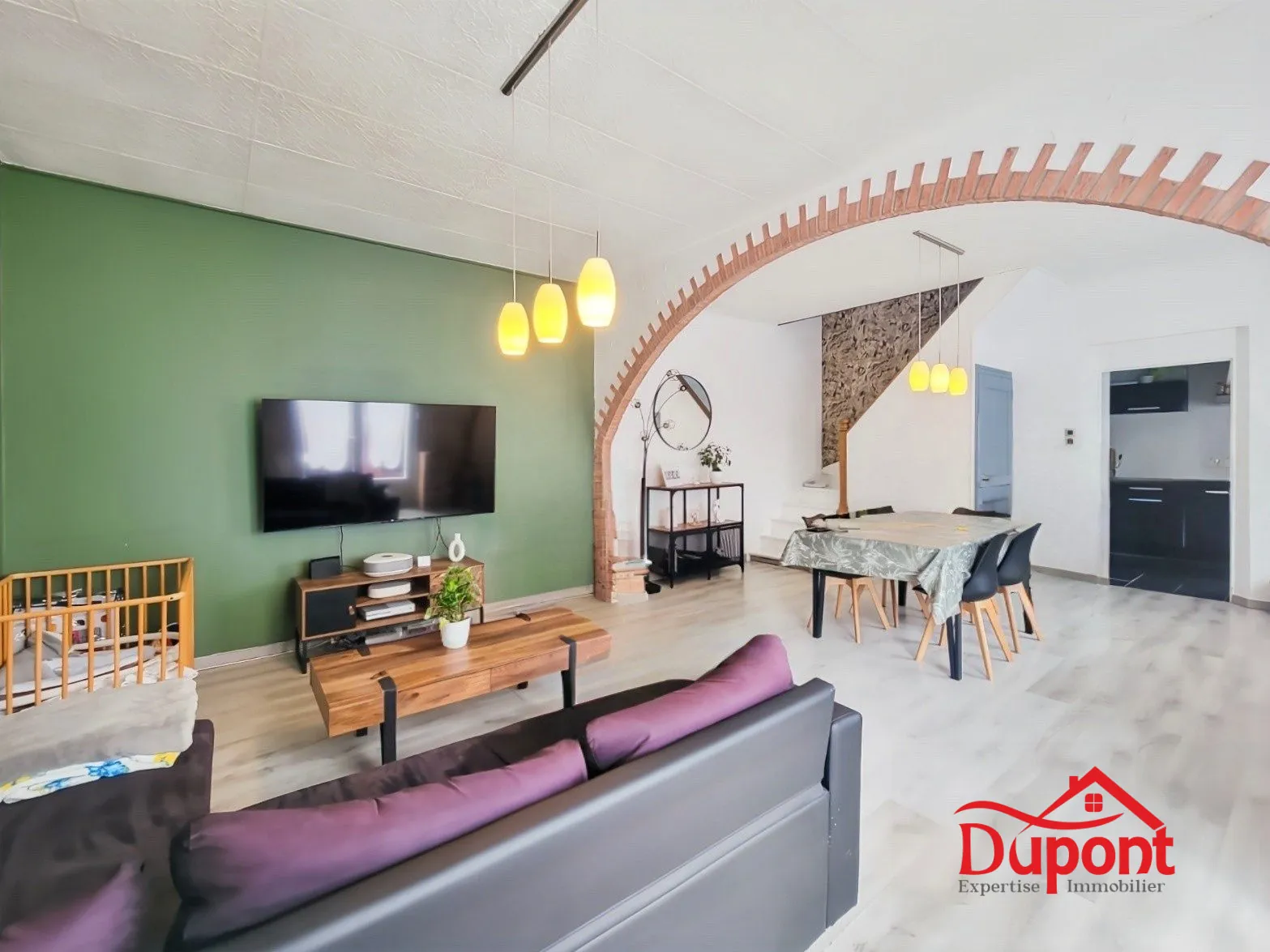 Maison mitoyenne 2 chambres avec terrasse à Bertry - Immobilier résidentiel 