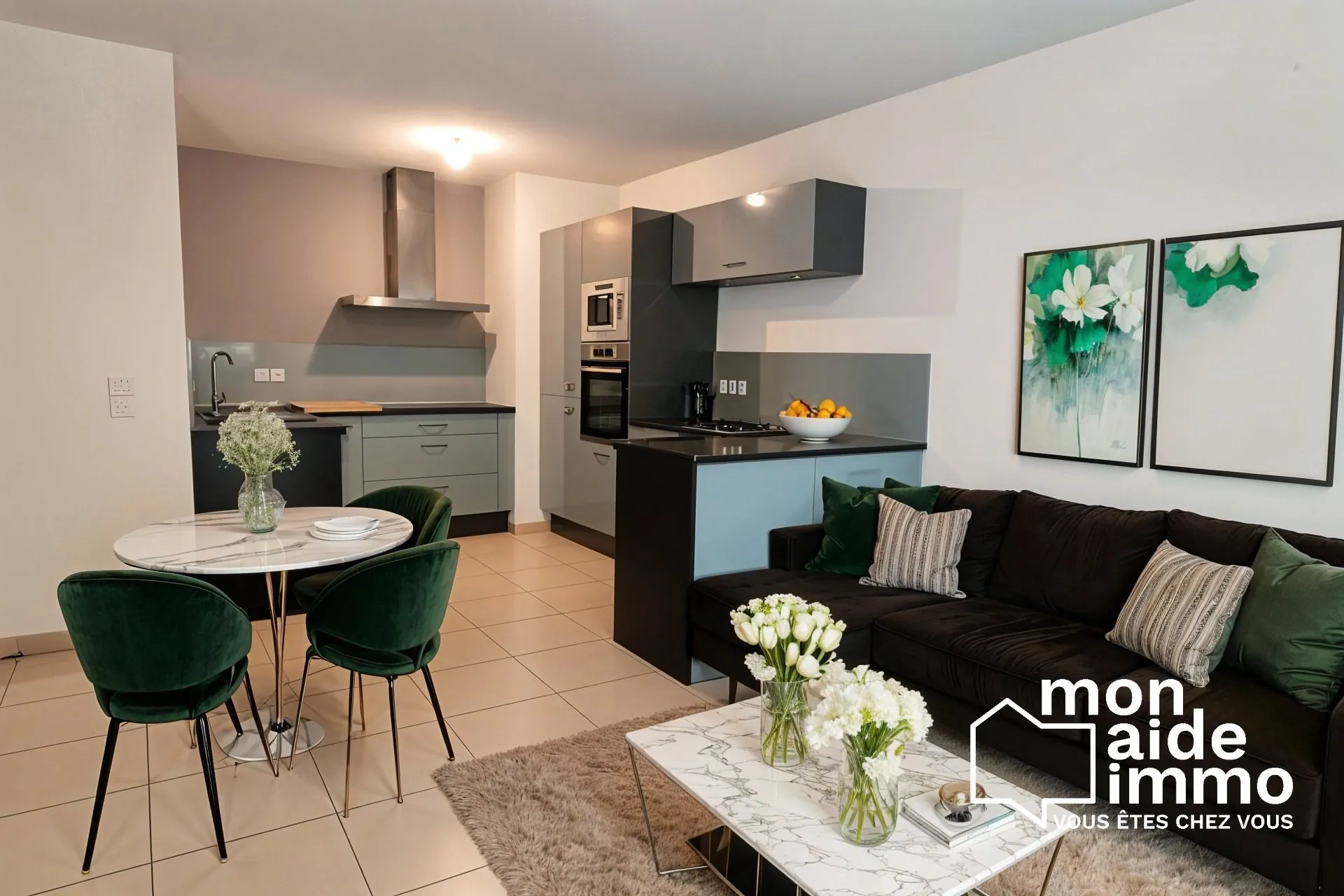 Appartement T3 avec terrasse, parking sécurisé à Cenon Bordeaux 