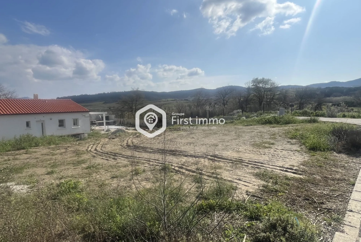 Terrain constructible à Montner de 477 m² avec vue dégagée 