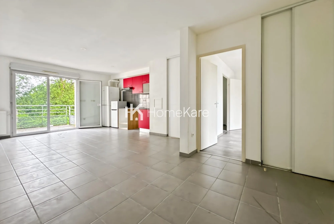 Appartement T2 à vendre à Escalquens - Balcon et parking, neuf rénové 