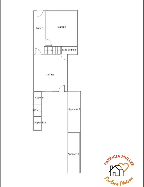 Lot de 2 maisons mitoyennes à rénover à Les Hautes Rivières - Opportunité à saisir 