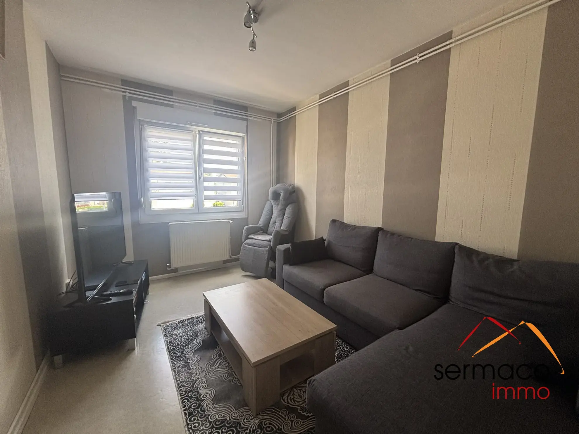 Appartement de 77,30 m² à Hombourg-Haut avec jardin et balcon - Prix 95 000 € 