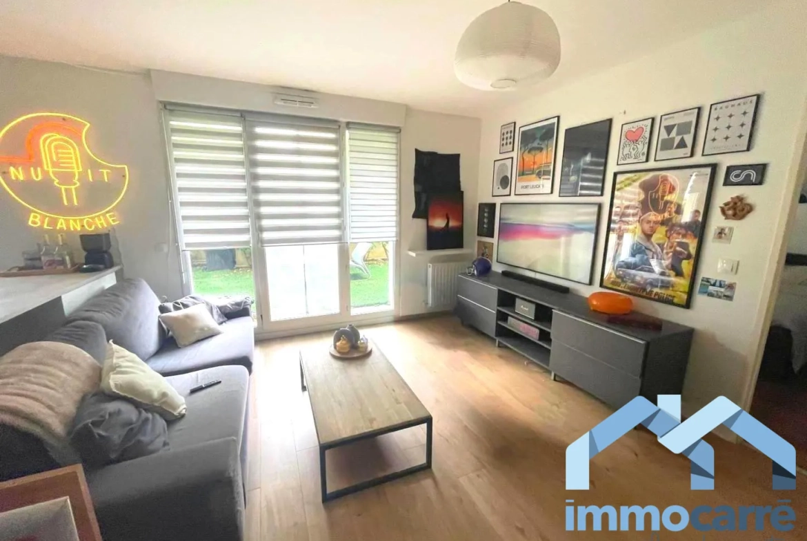 Appartement F2 avec jardin à Roissy-en-Brie proche RER et commodités 