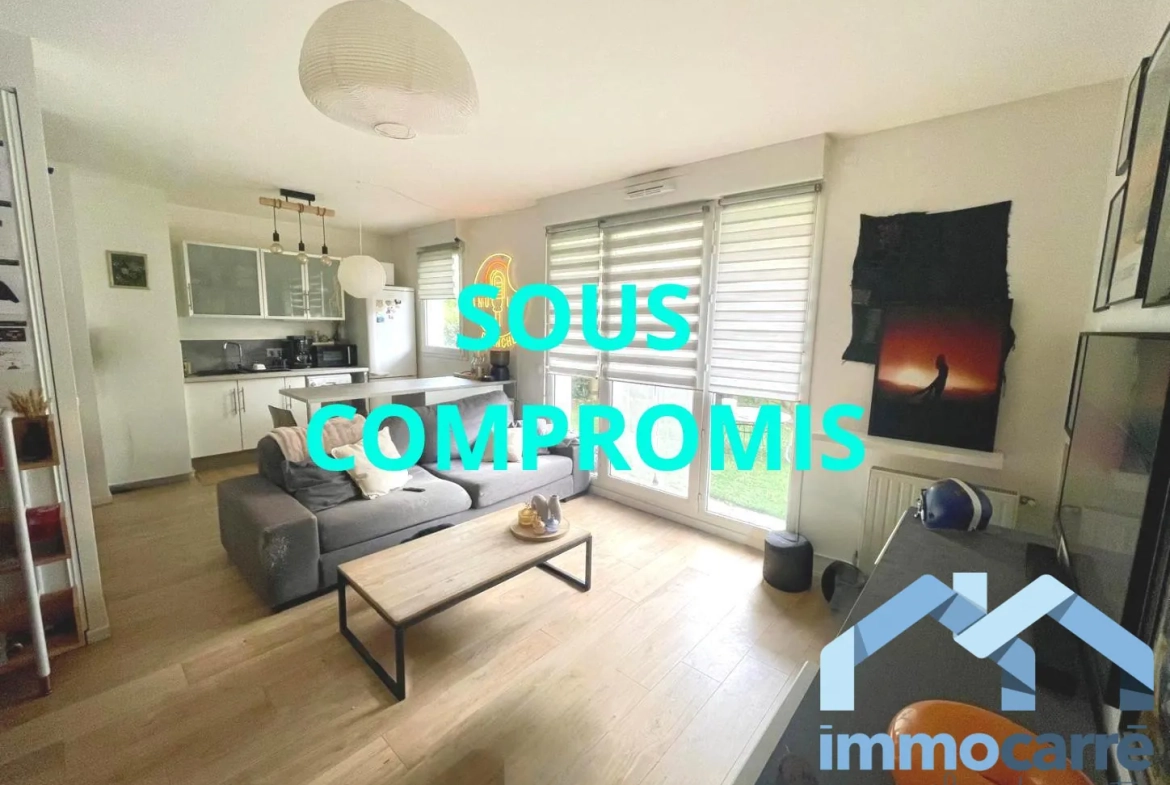Appartement F2 avec jardin à Roissy-en-Brie proche RER et commodités 