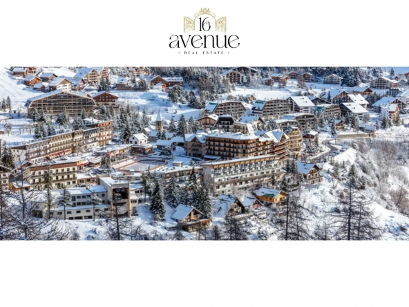 Studio rénové avec vue sur la montagne à Auron, calme et garage inclus