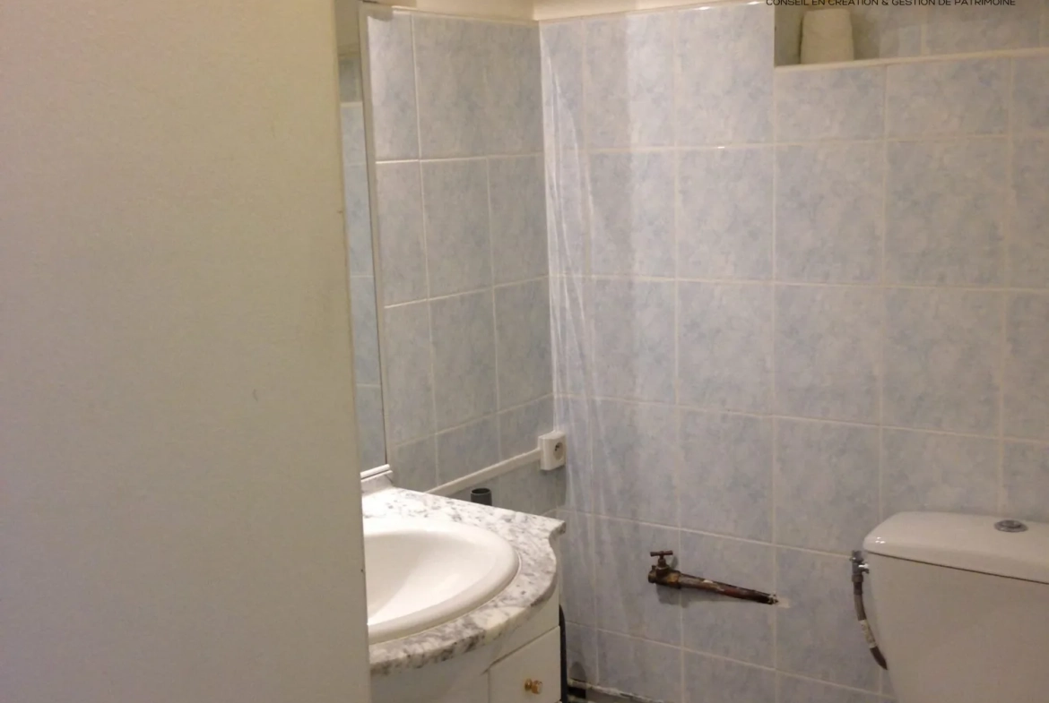 Studio à Toulouse Rangueil avec parking, cave et forte rentabilité 