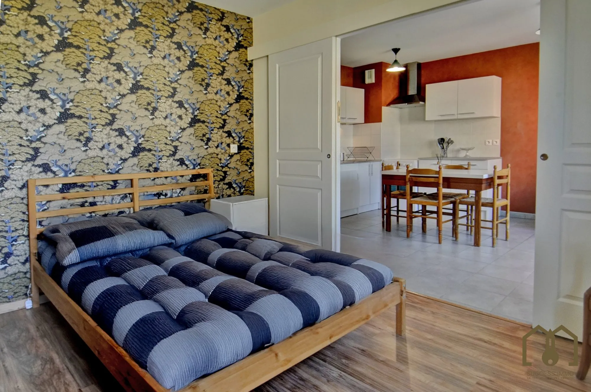 Appartement T2 de 37m² avec garage à Saint-Priest en vente interactive 