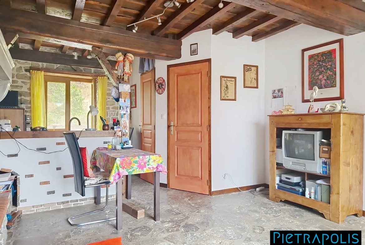Maison en pierre à rénover avec terrain à Vendenesse-lès-Charolles 