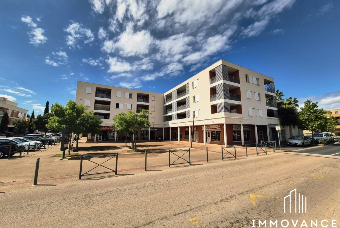 Appartement T2/3 moderne avec terrasse à Béziers - 54,04 m², standing 2014 