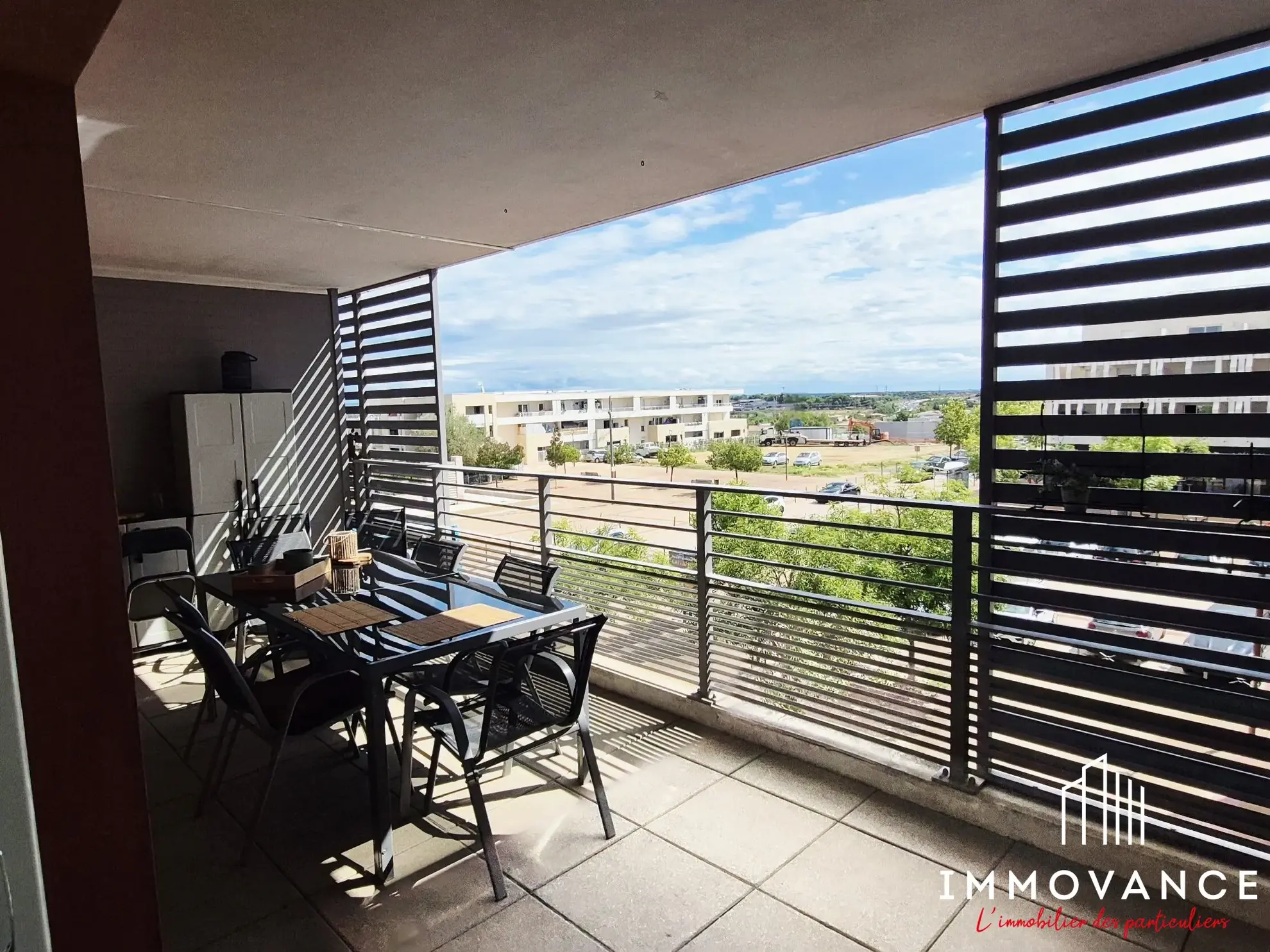 Appartement T2/3 moderne avec terrasse à Béziers - 54,04 m², standing 2014 