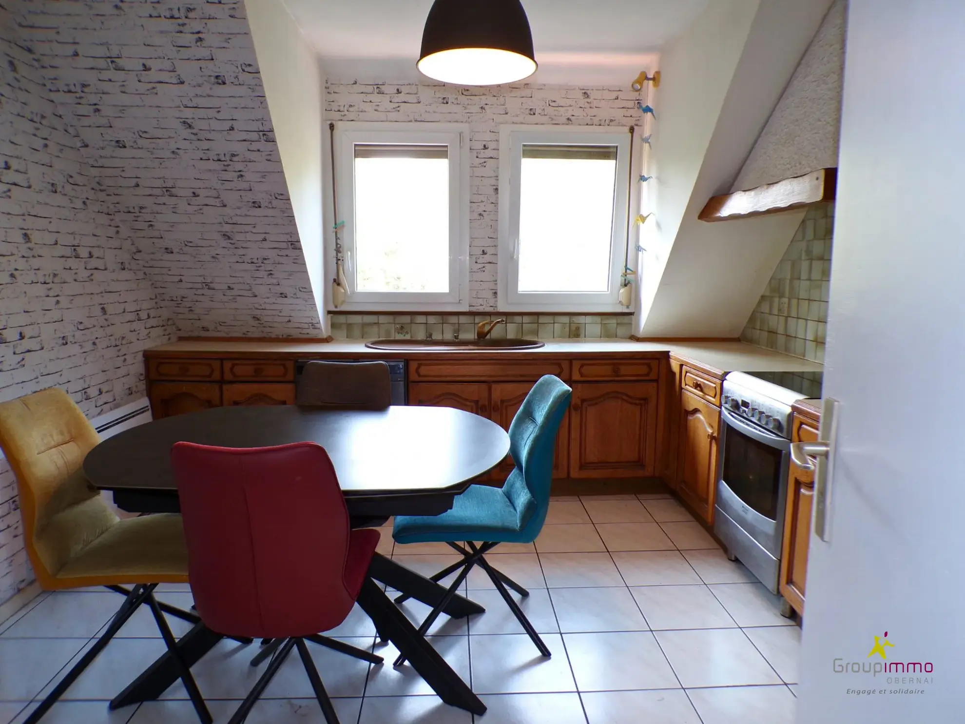 Appartement 3 pièces avec terrasse et garage à Rosheim 