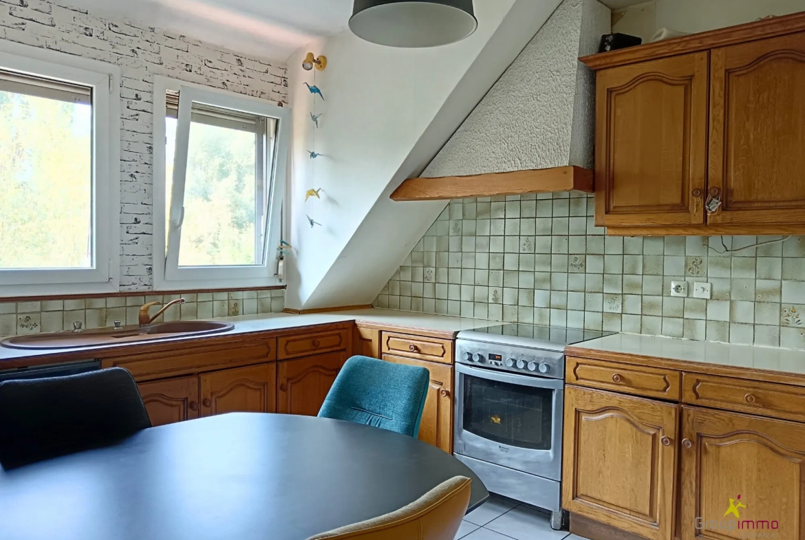Appartement 3 pièces avec terrasse et garage à Rosheim 