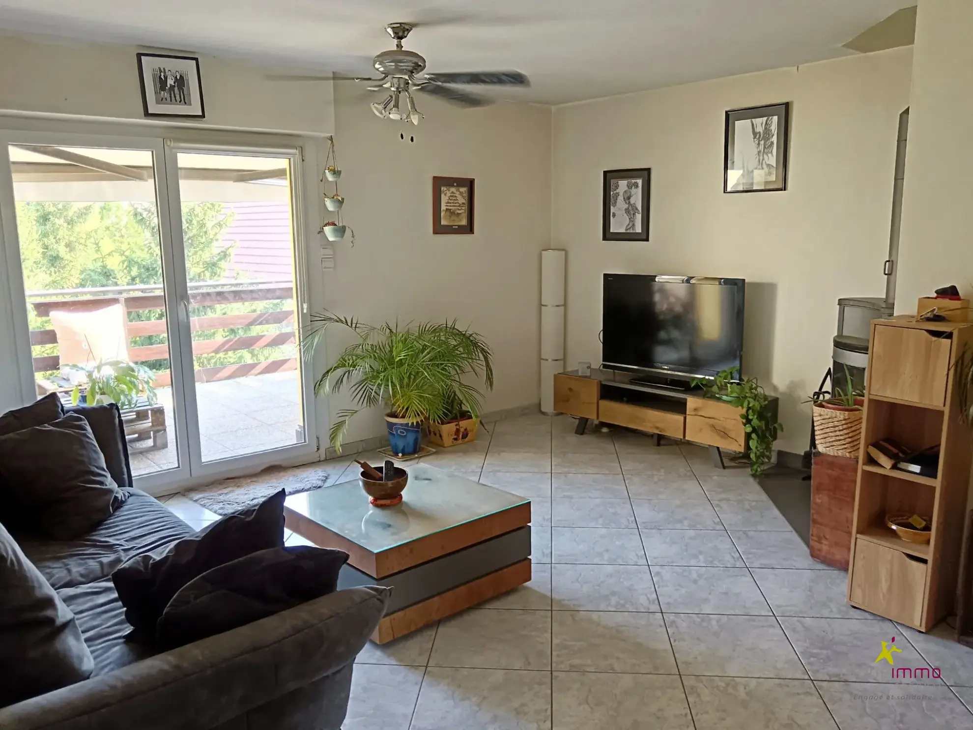 Appartement 3 pièces avec terrasse et garage à Rosheim 