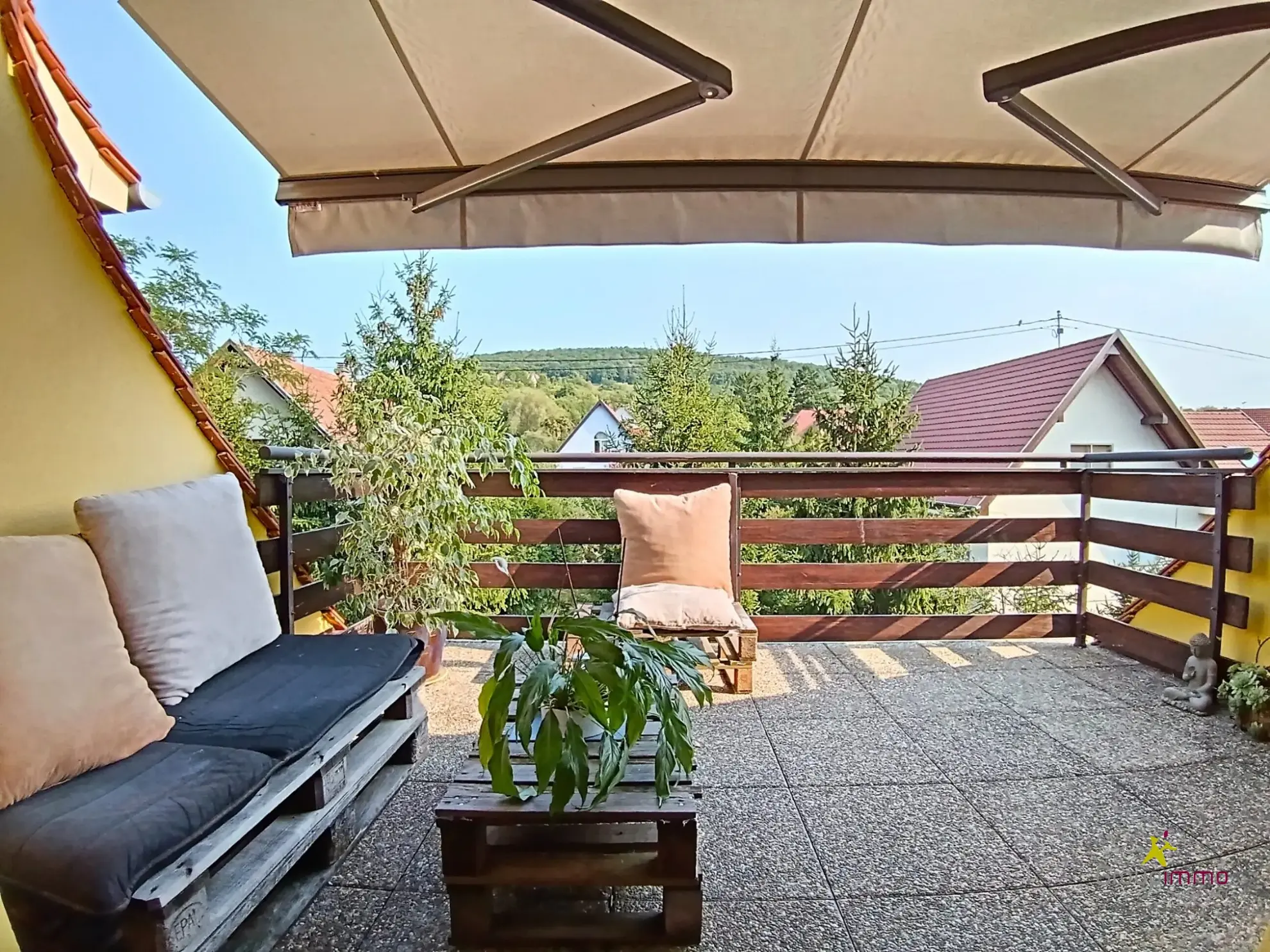 Appartement 3 pièces avec terrasse et garage à Rosheim 
