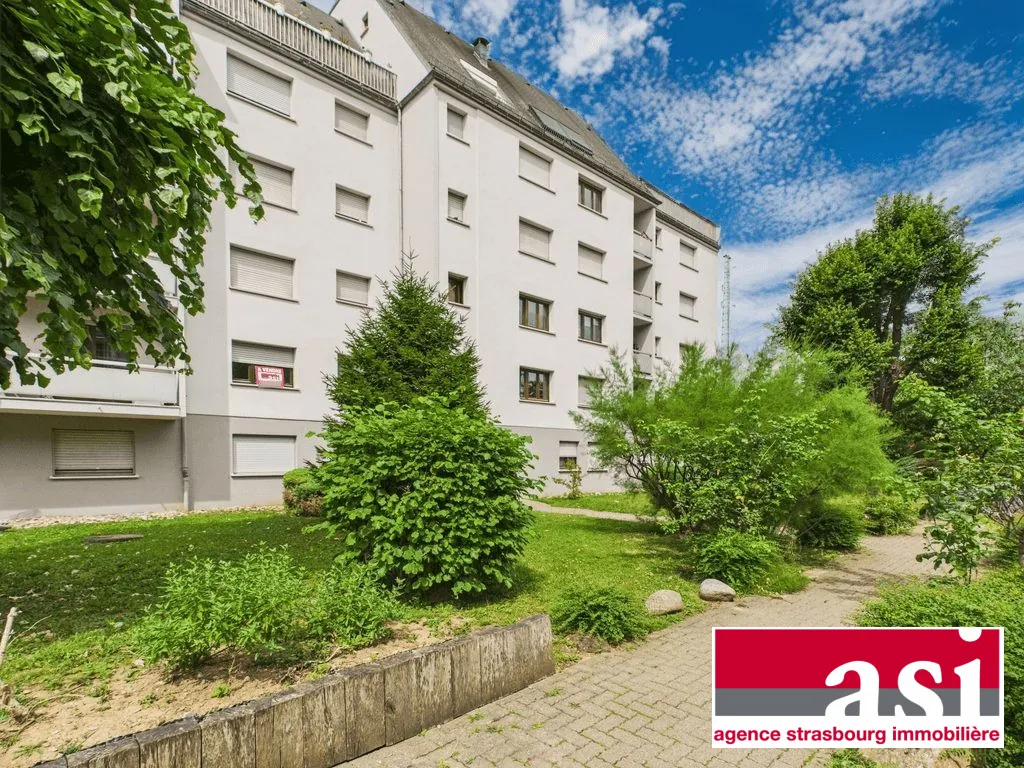 Vente d'un appartement 1 pièce de 31m² avec cave et parking à Strasbourg Neudorf 