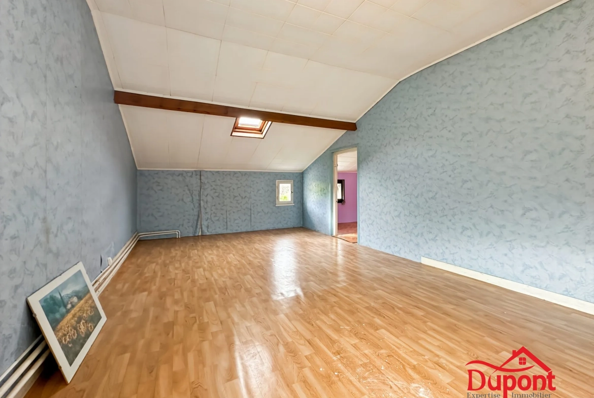 Grande maison familiale avec vue à Laifour – 145 m², 5 chambres, terrain de 2300 m² 