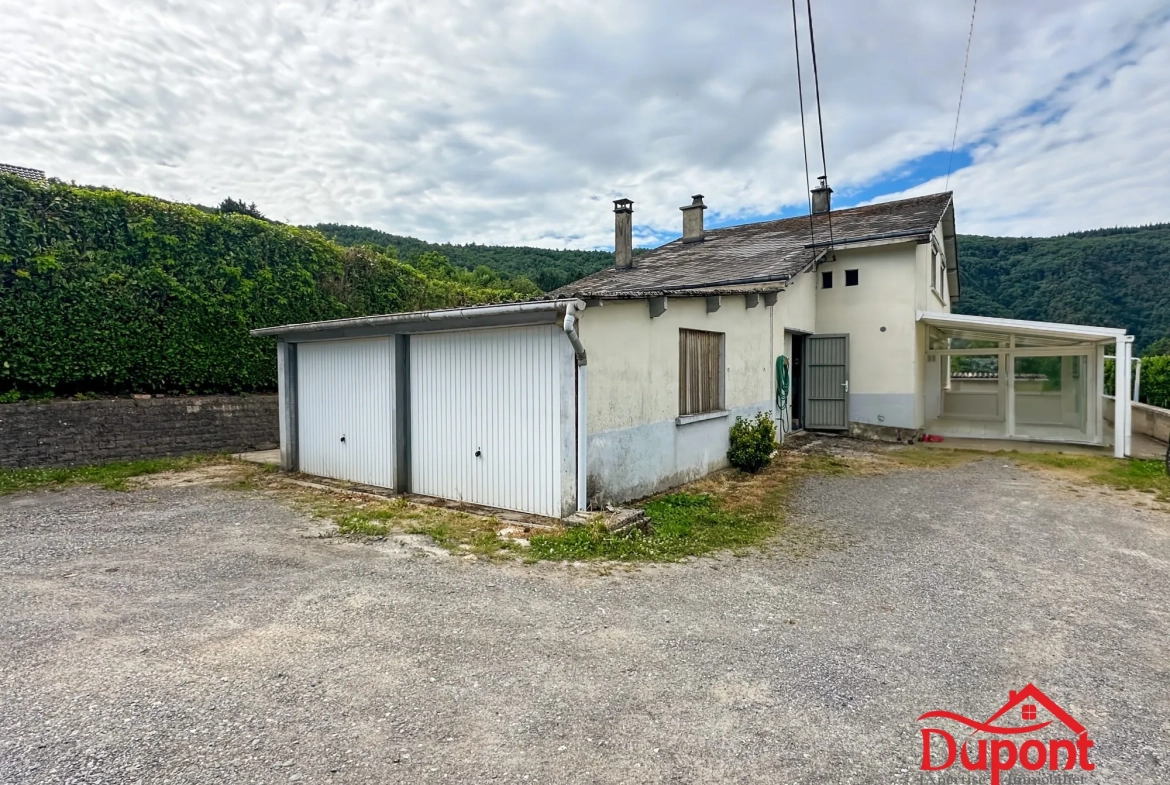 Grande maison familiale avec vue à Laifour – 145 m², 5 chambres, terrain de 2300 m² 