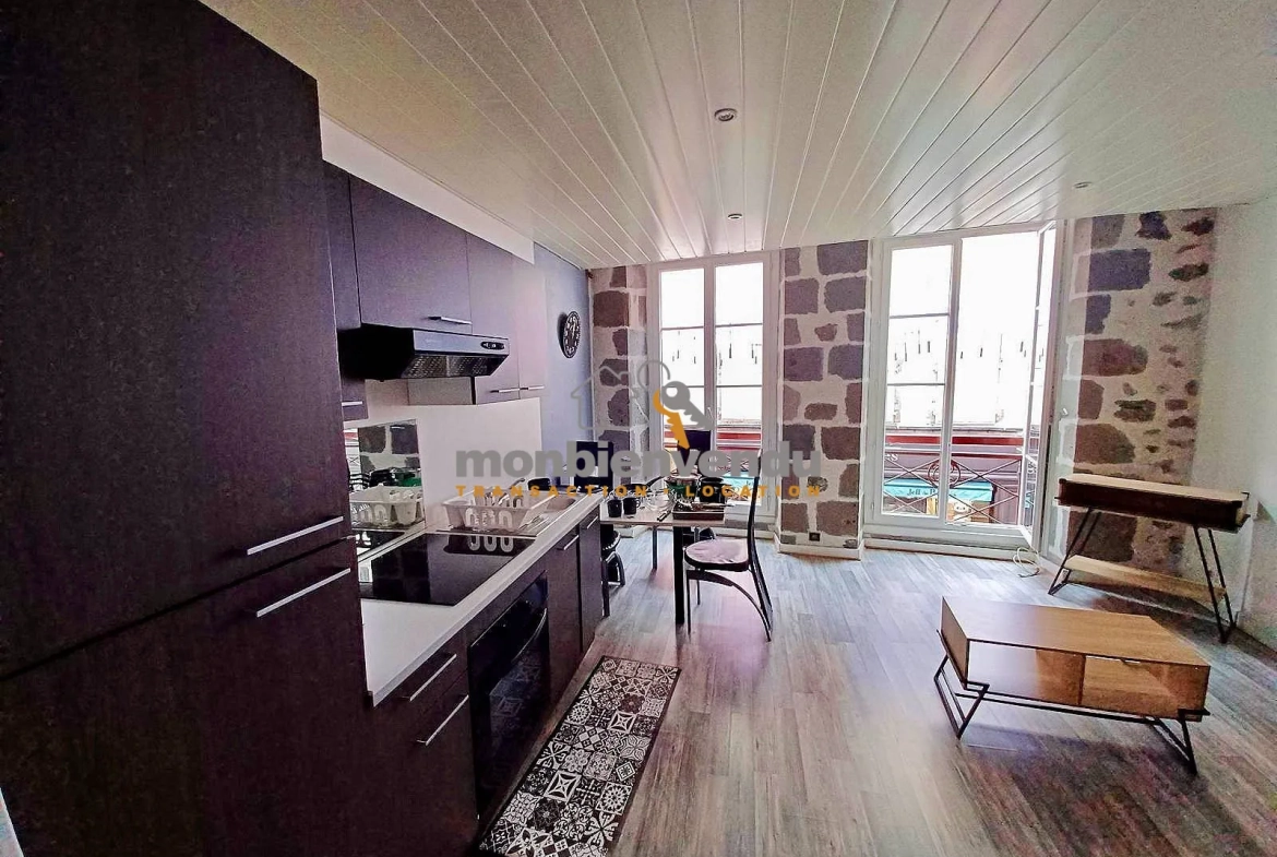 Appartement T1 bis à vendre à Aurillac - 31 m² avec coin nuit 