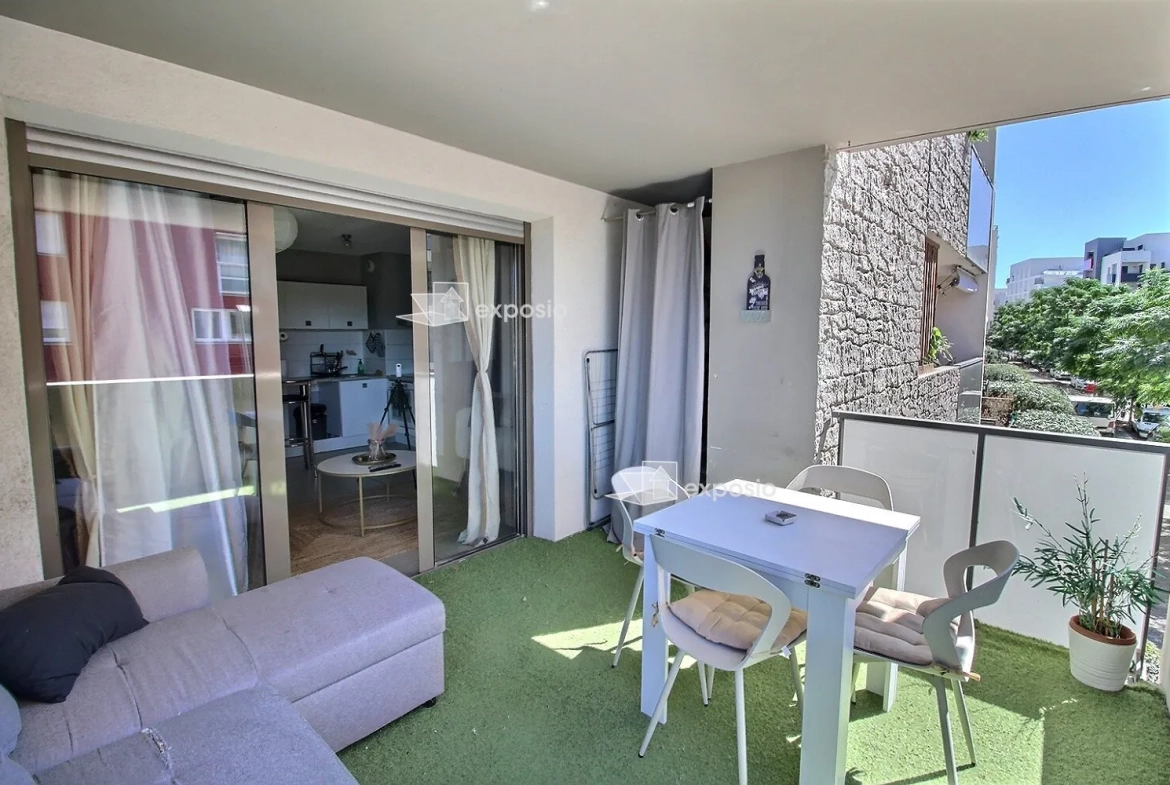 Appartement T4 à vendre à Montpellier Ovalie avec terrasse et parking en sous-sol 