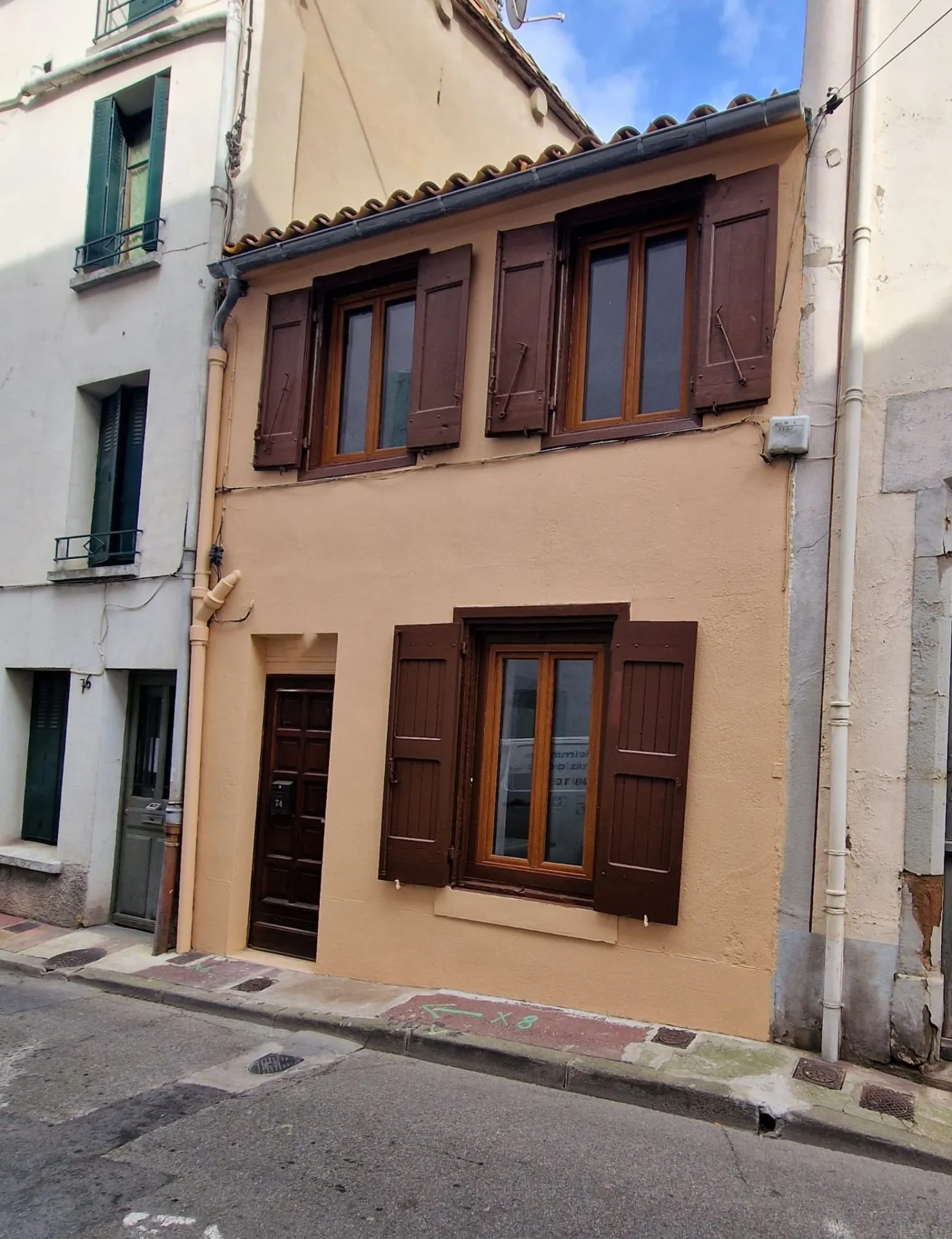Maison de ville rénovée de type 3 à Carcassonne Bastide Saint Louis 