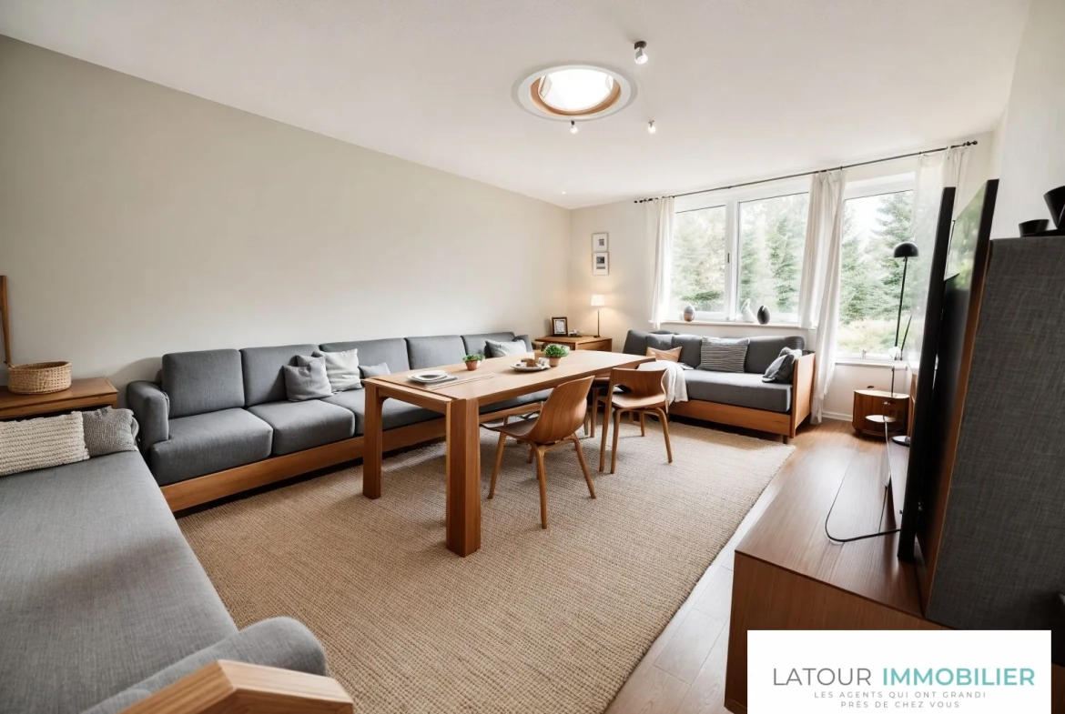A vendre appartement T4 à Villefontaine avec balcon et cave 