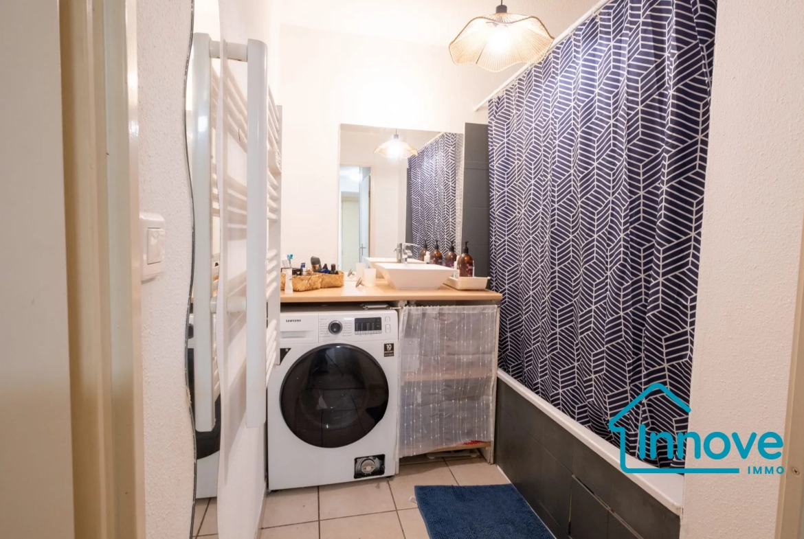 Appartement T3 lumineux avec terrasse, jardin privé et piscine à Toulouse 