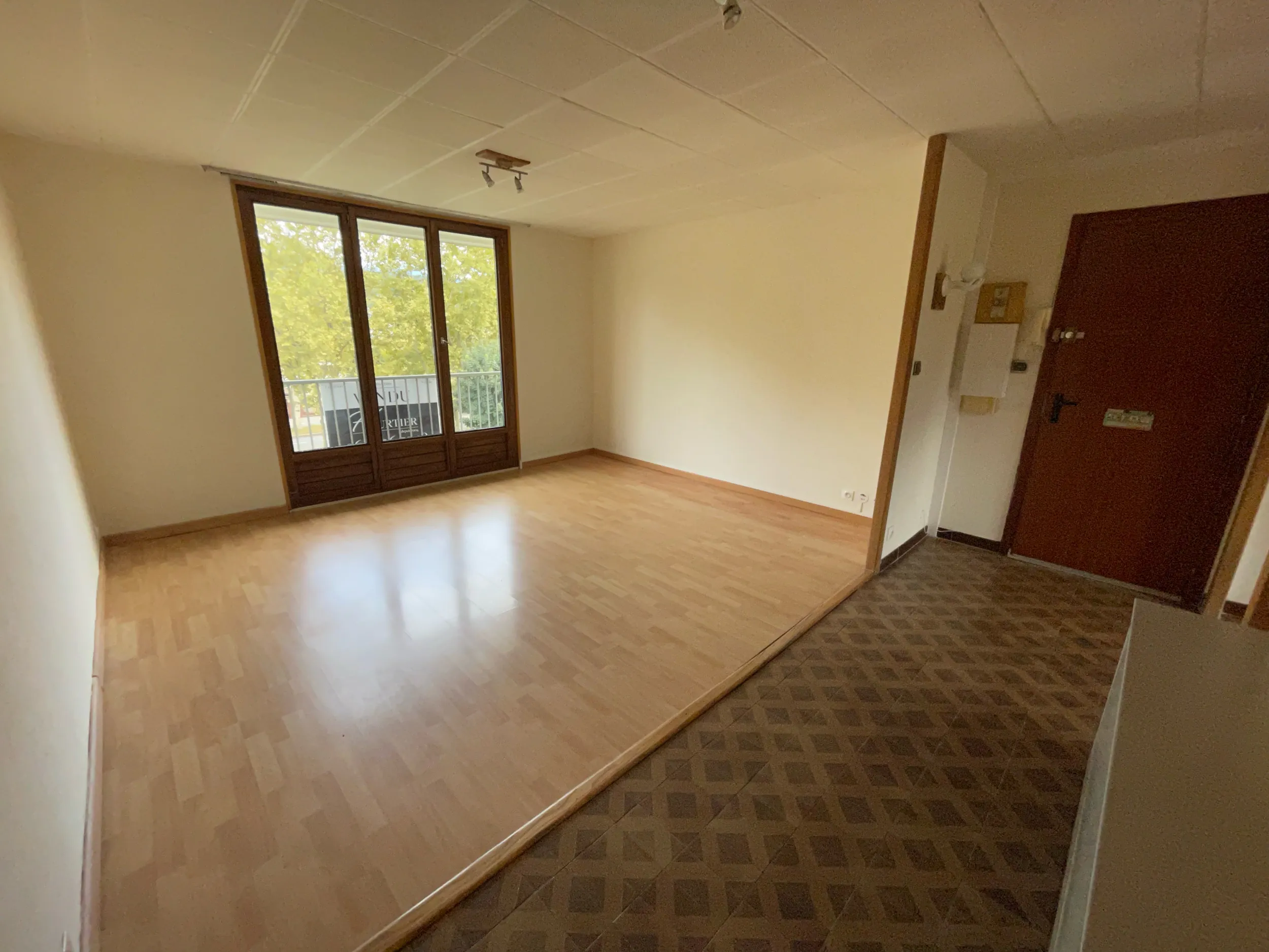 Appartement T3 à Échirolles sur Cour Jean Jaurès avec Balcon et Vue 