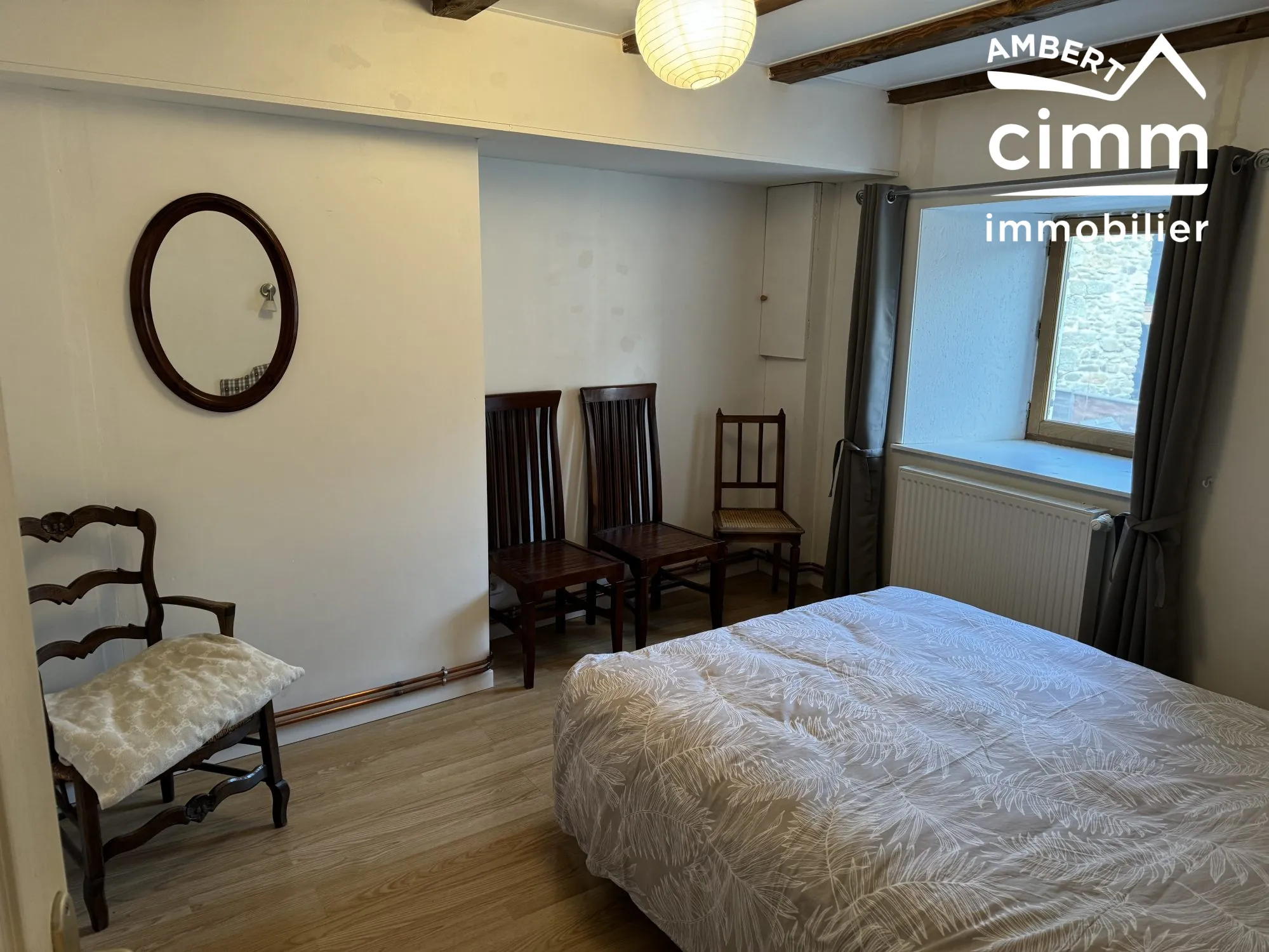 Maison de village rénovée avec jardin à Champétieres – 124 m² 