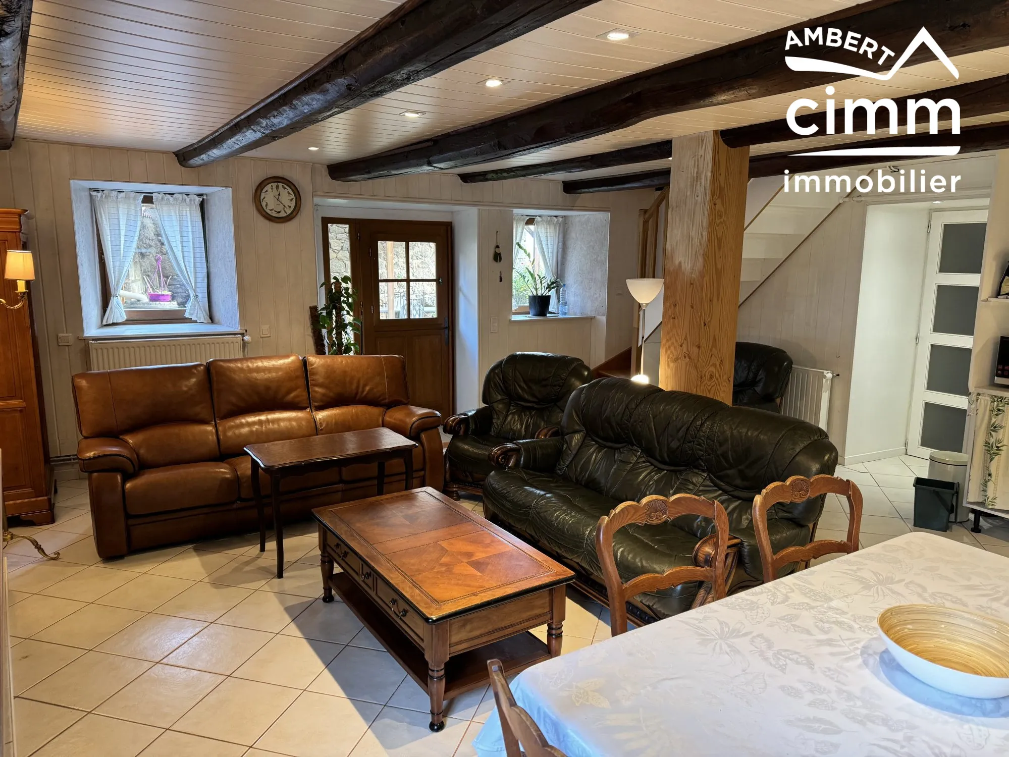 Maison de village rénovée avec jardin à Champétieres – 124 m² 