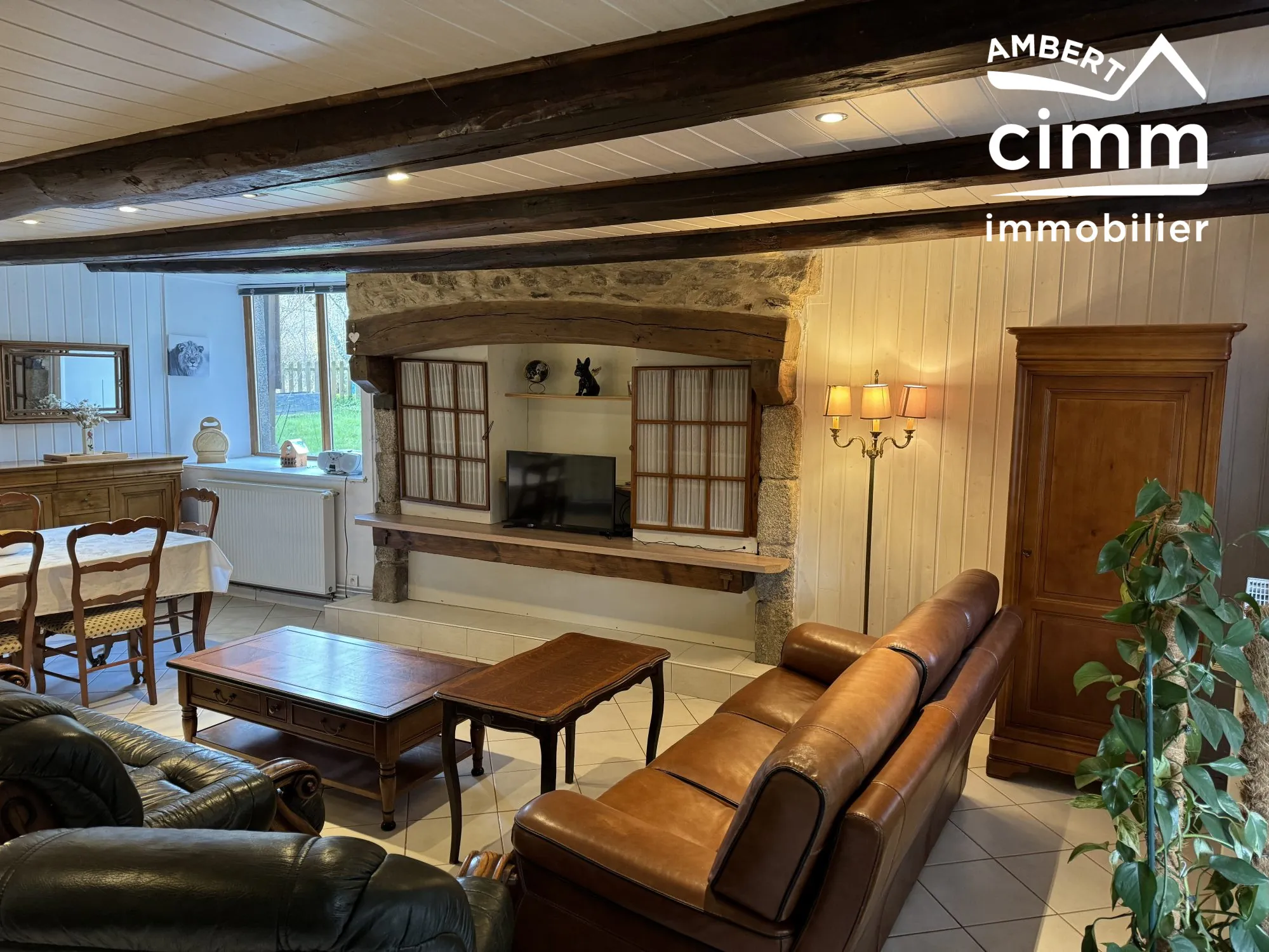 Maison de village rénovée avec jardin à Champétieres – 124 m² 