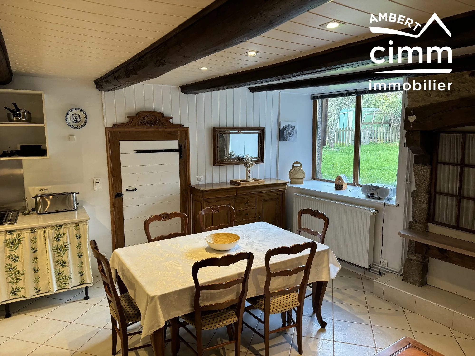 Maison de village rénovée avec jardin à Champétieres – 124 m² 