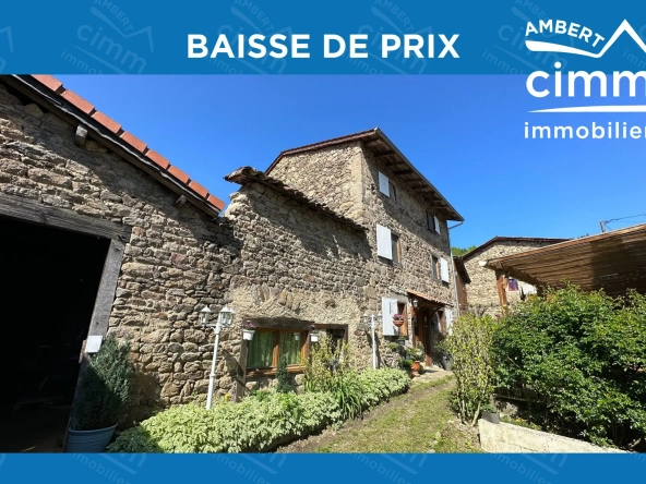 Maison de village rénovée avec jardin à Champétieres – 124 m²