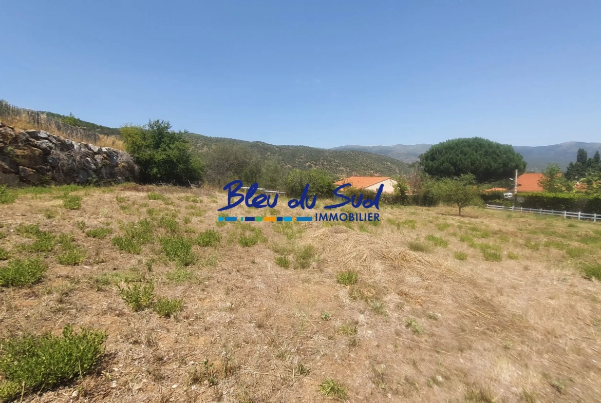 Terrain constructible de 1615 m² à Codalet, proche Prades 