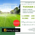 Terrain constructible à Tuchan - 913 m² à vendre pour 140 000 €