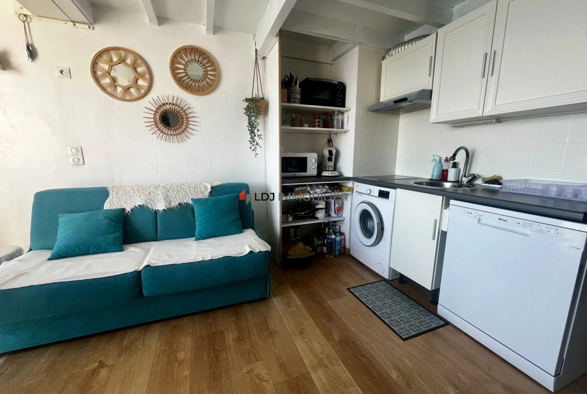 Appartement lumineux avec vue étang à Le Barcarès - Mezzanine et parking 