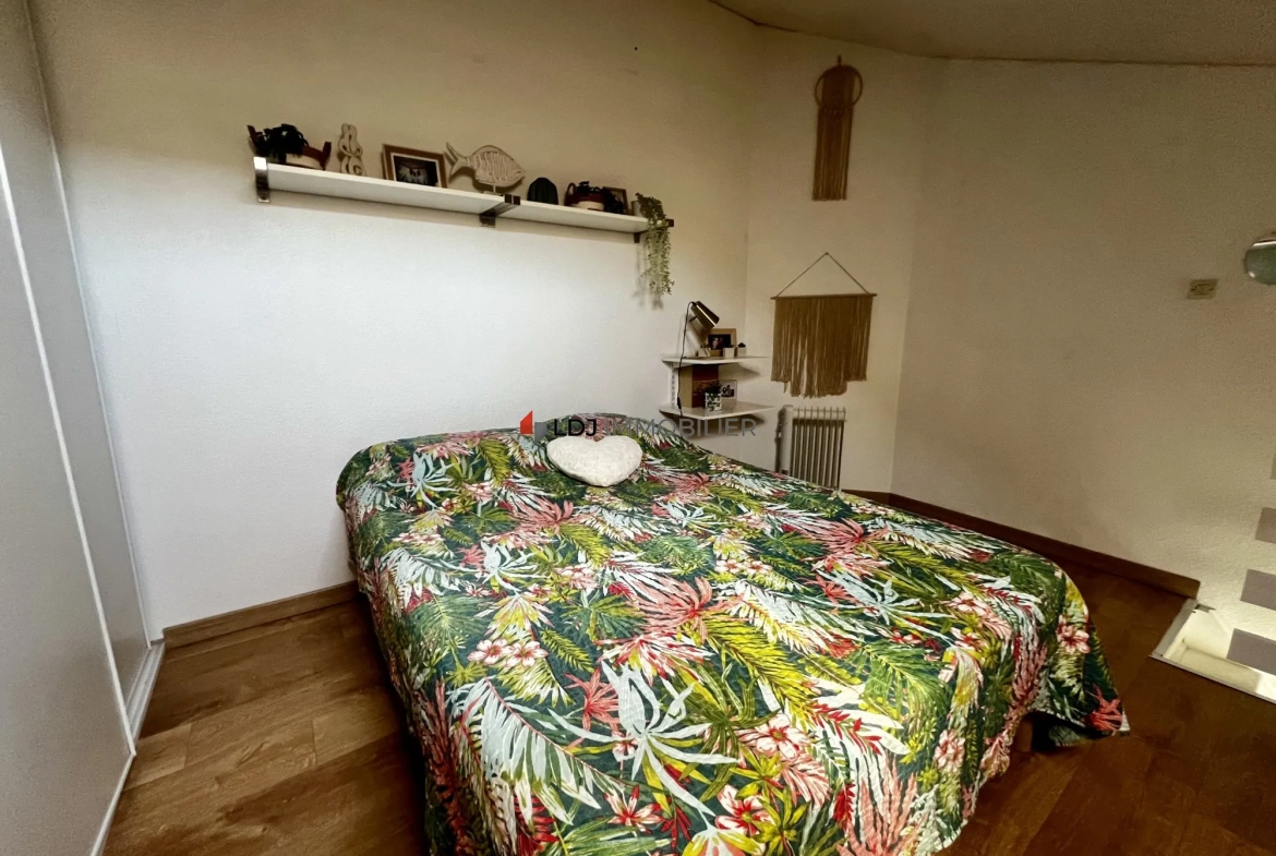 Appartement lumineux avec vue étang à Le Barcarès - Mezzanine et parking 
