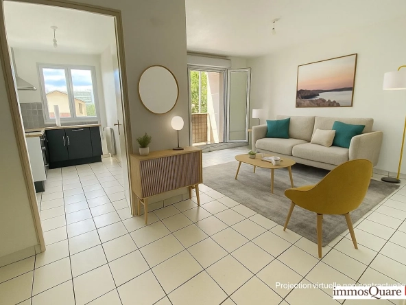 Appartement à vendre à Lyon 8e - T3 avec balcon et garage