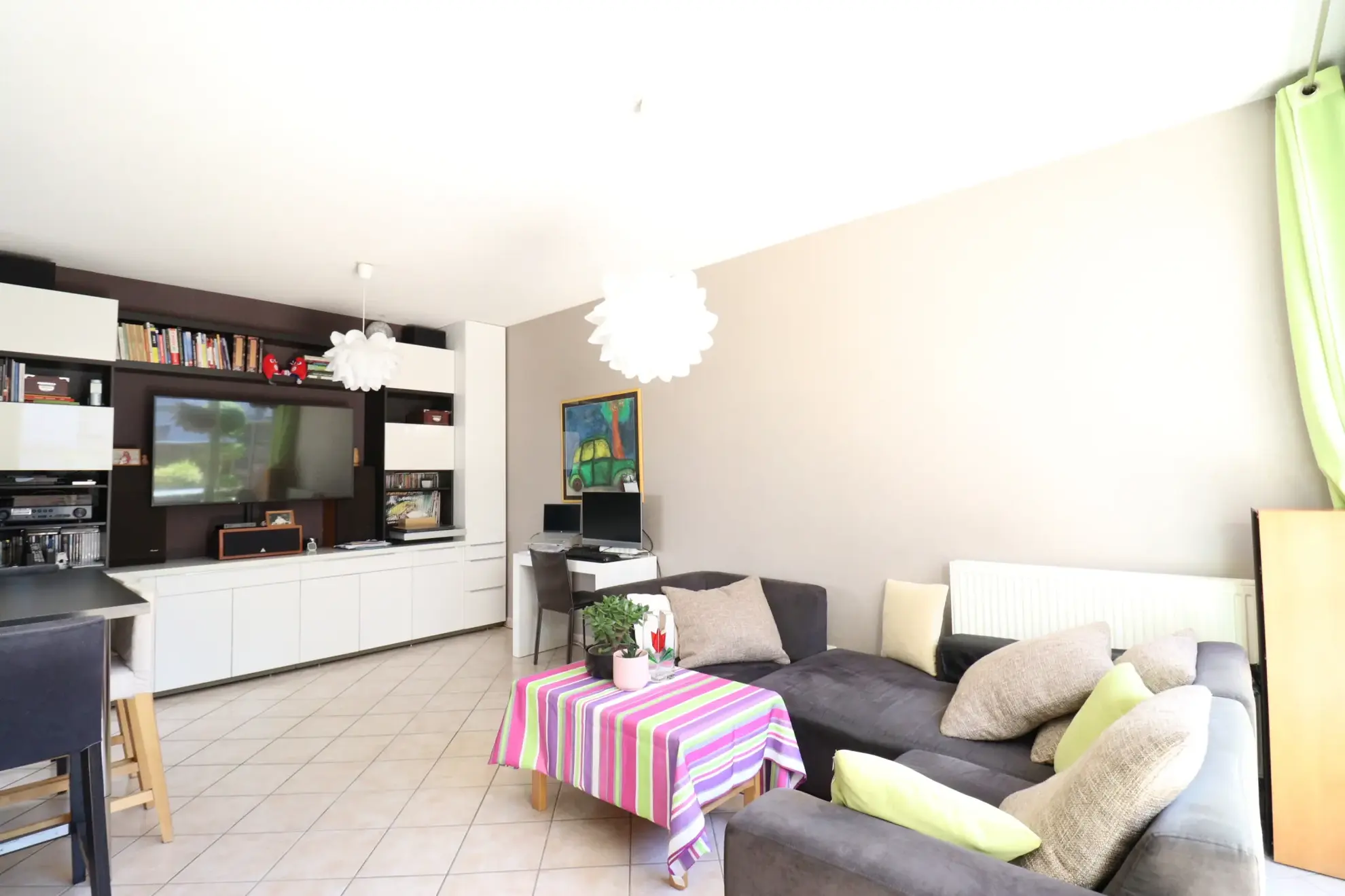 Bel appartement T3 avec grande terrasse à Grenoble, résidence de standing 