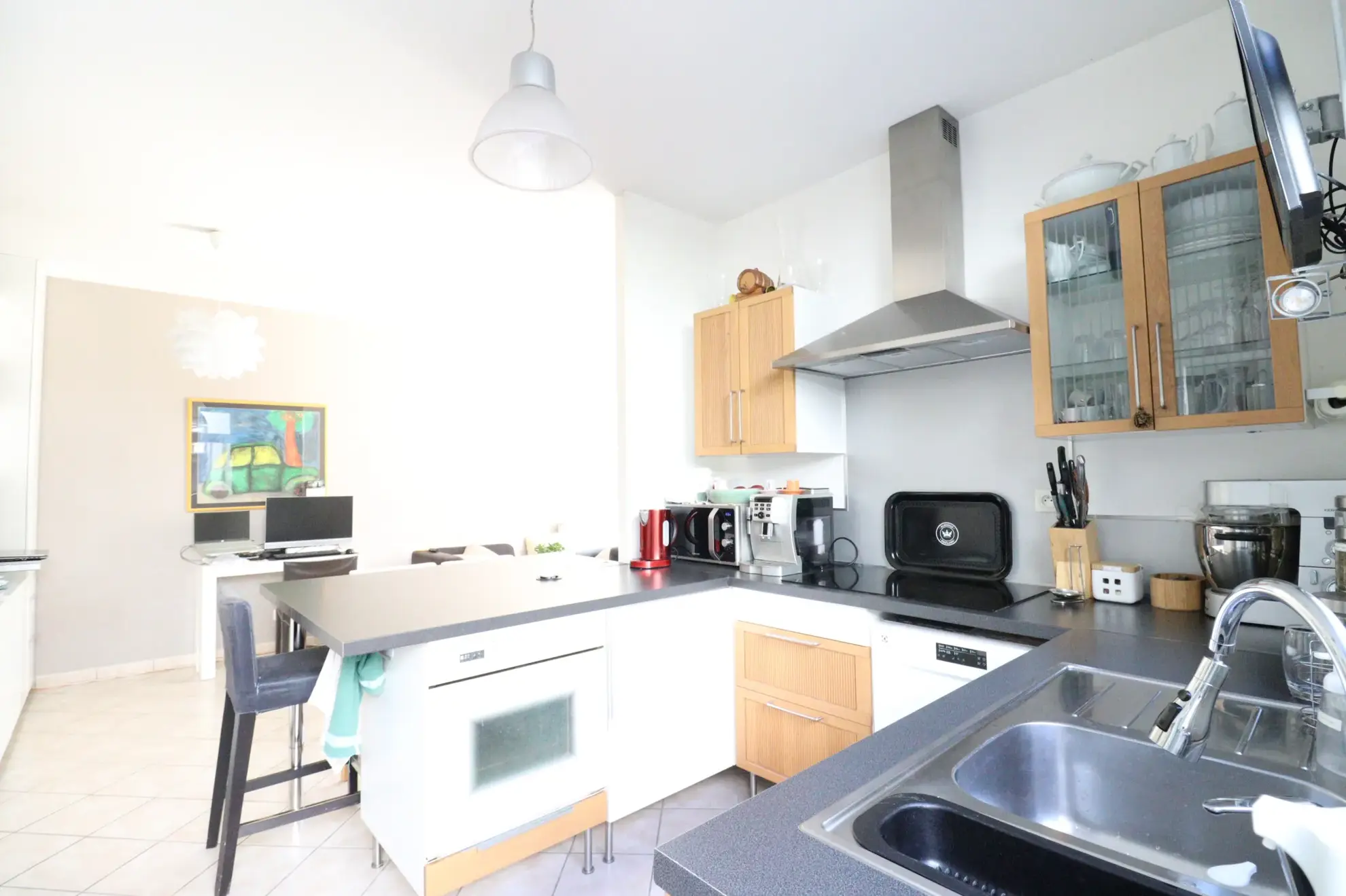 Bel appartement T3 avec grande terrasse à Grenoble, résidence de standing 