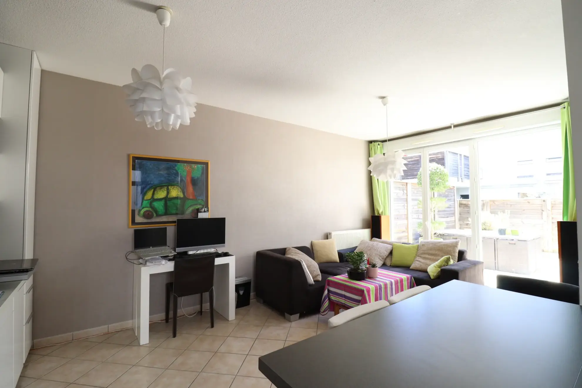 Bel appartement T3 avec grande terrasse à Grenoble, résidence de standing 