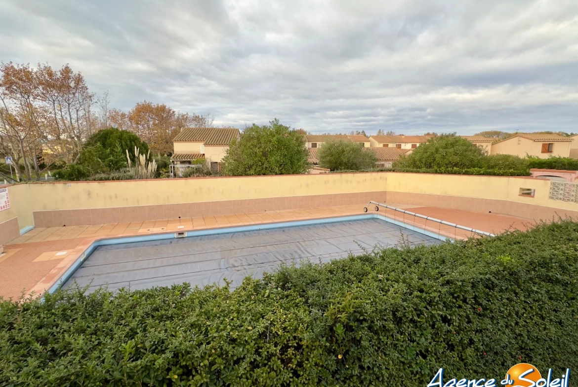 Appartement T2 avec mezzanine, piscine à Saint-Cyprien, secteur Plage de la Lagune 