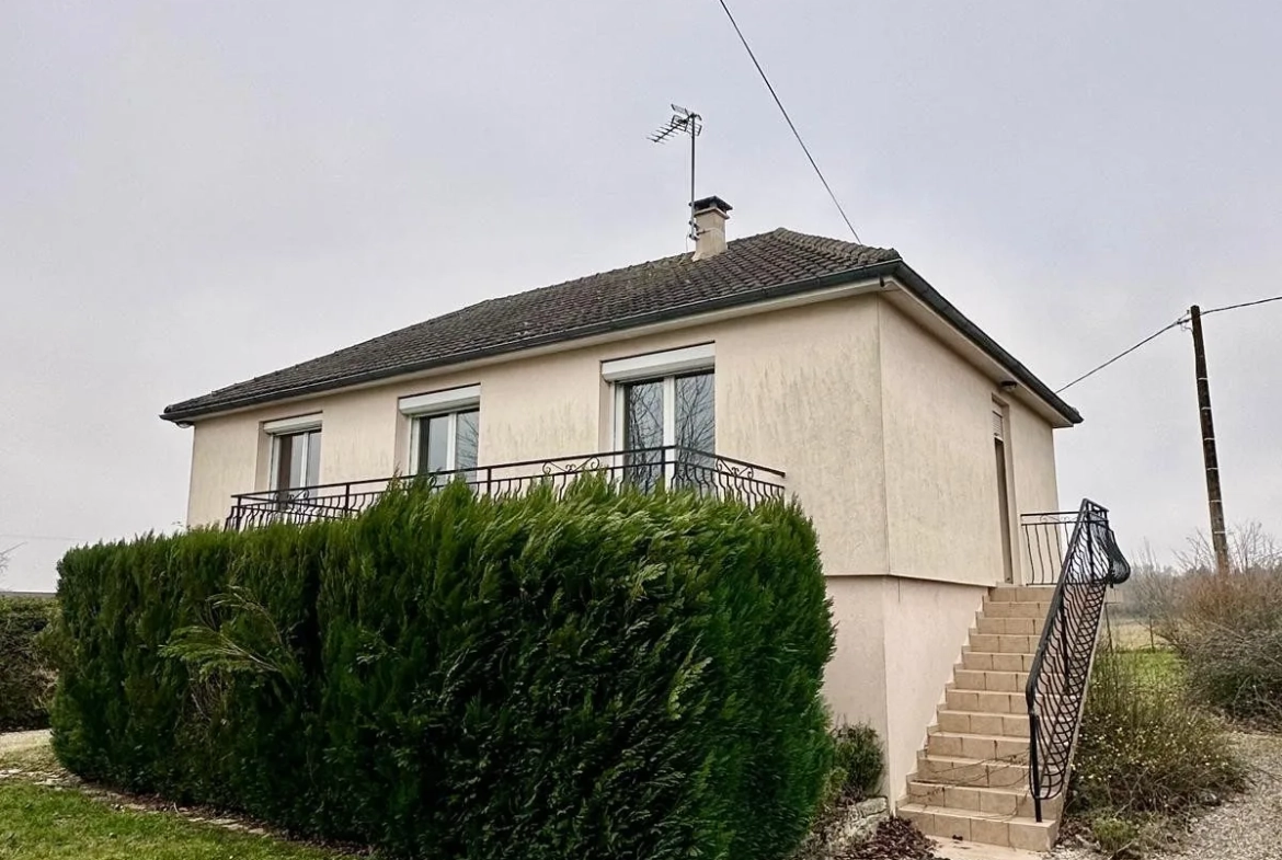 Charmante maison à vendre à Franxault avec grand terrain et garage 
