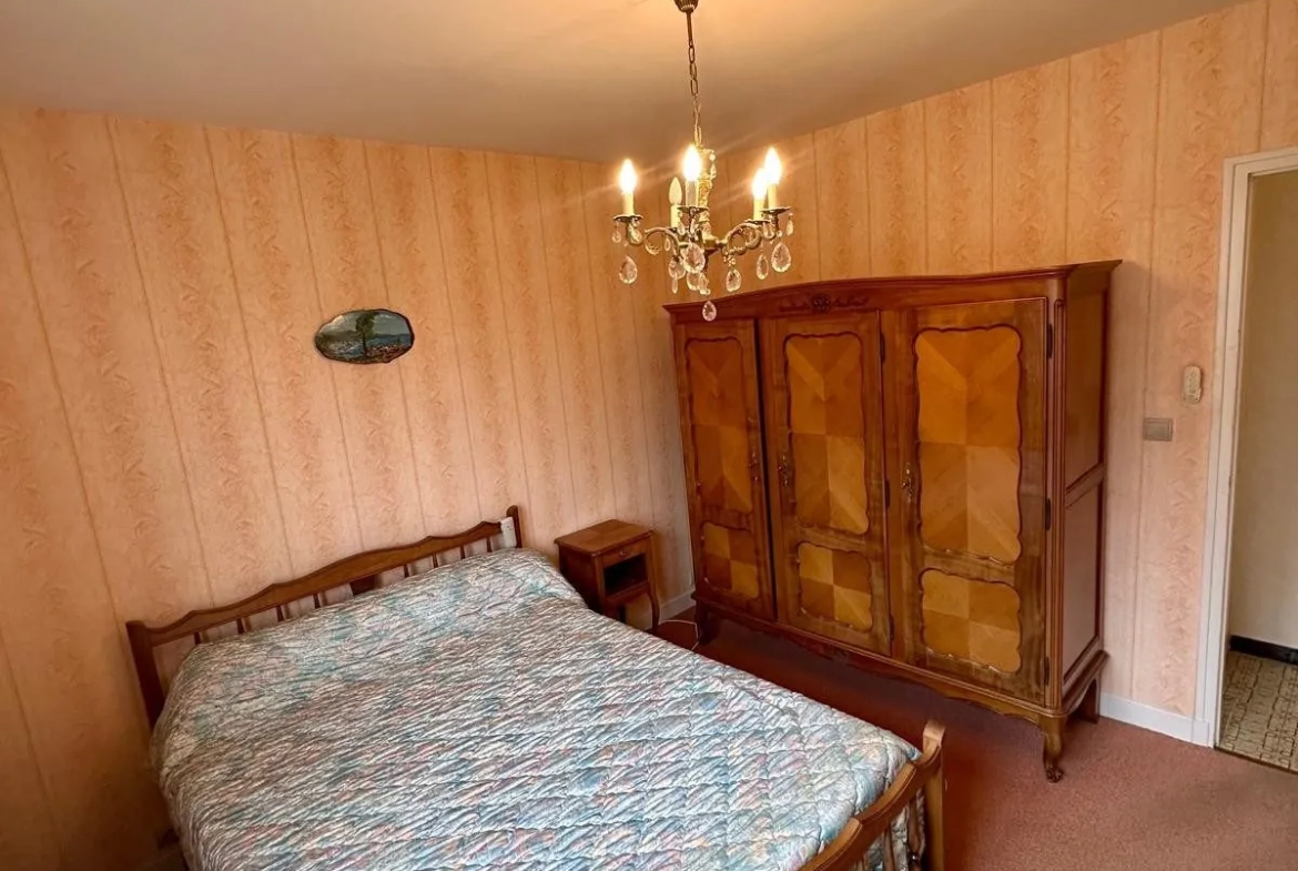 Charmante maison à vendre à Franxault avec grand terrain et garage 