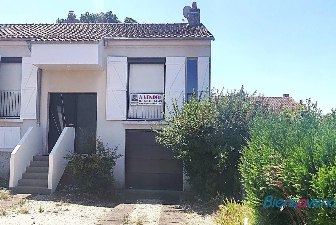 Maison F5 rénovée à Chauvigny de 112 m² avec terrain de 575 m² 
