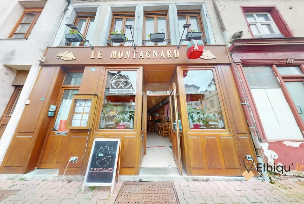 Fonds de commerce restaurant à vendre à Bar-sur-Aube, emplacement idéal 