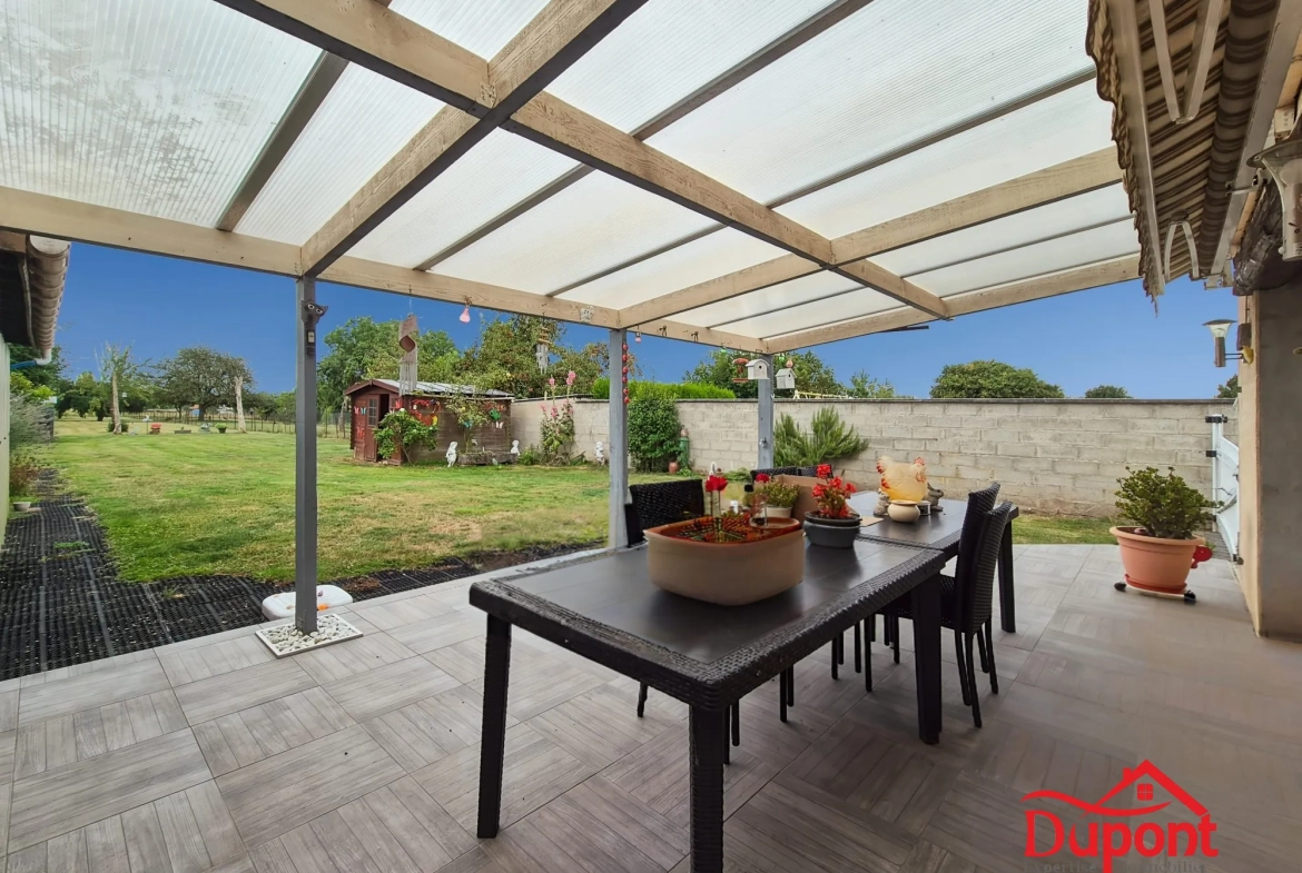Maison plain-pied lumineuse avec jardin proche Cambrai - 87 m² 